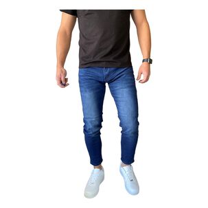 Jeans Super Slim Fit Ankle Fit Azul Oscuro